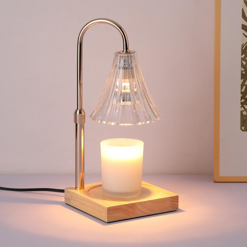 Smart Aroma Lamp with Timer & Height Adjustment Nordic Retro 2-in-1 Oil Diffuser and Candle Warmer