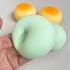 Colorful Dumpling Cake Decompression Squish Balls Low Rebound Stress Dough Toys for Home Office Decoration Daily Gifts