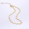 Summer Stainless Steel Heart Chain Necklace for Women Silver Choker Necklaces Party Jewelry Gift