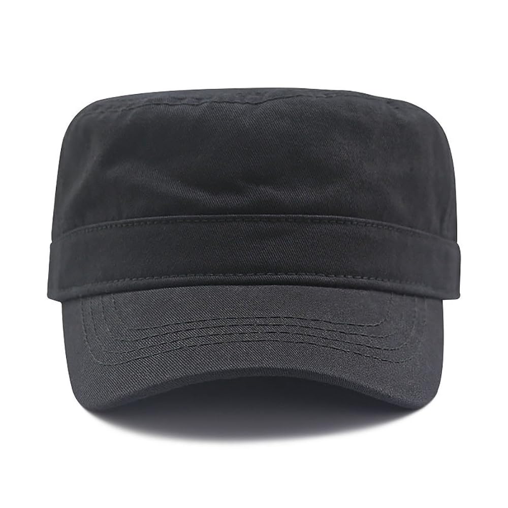 Lovechic Work Large Deep Fits Large and Winter Men's Cap, Size, Fit, Heads, Spring, Summer, Fall, (59-65cm) (Black-B)