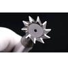 High speed steel ultra hard straight shank multi blade dovetail groove milling cutter, a double-edged tool for machining