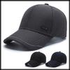 Englisch Schlicht CA505 [Weißer Fang] Hut, Buchstaben, Logo, Kappe, Design, Stilvoll, Cool, Herren (Schwarz)