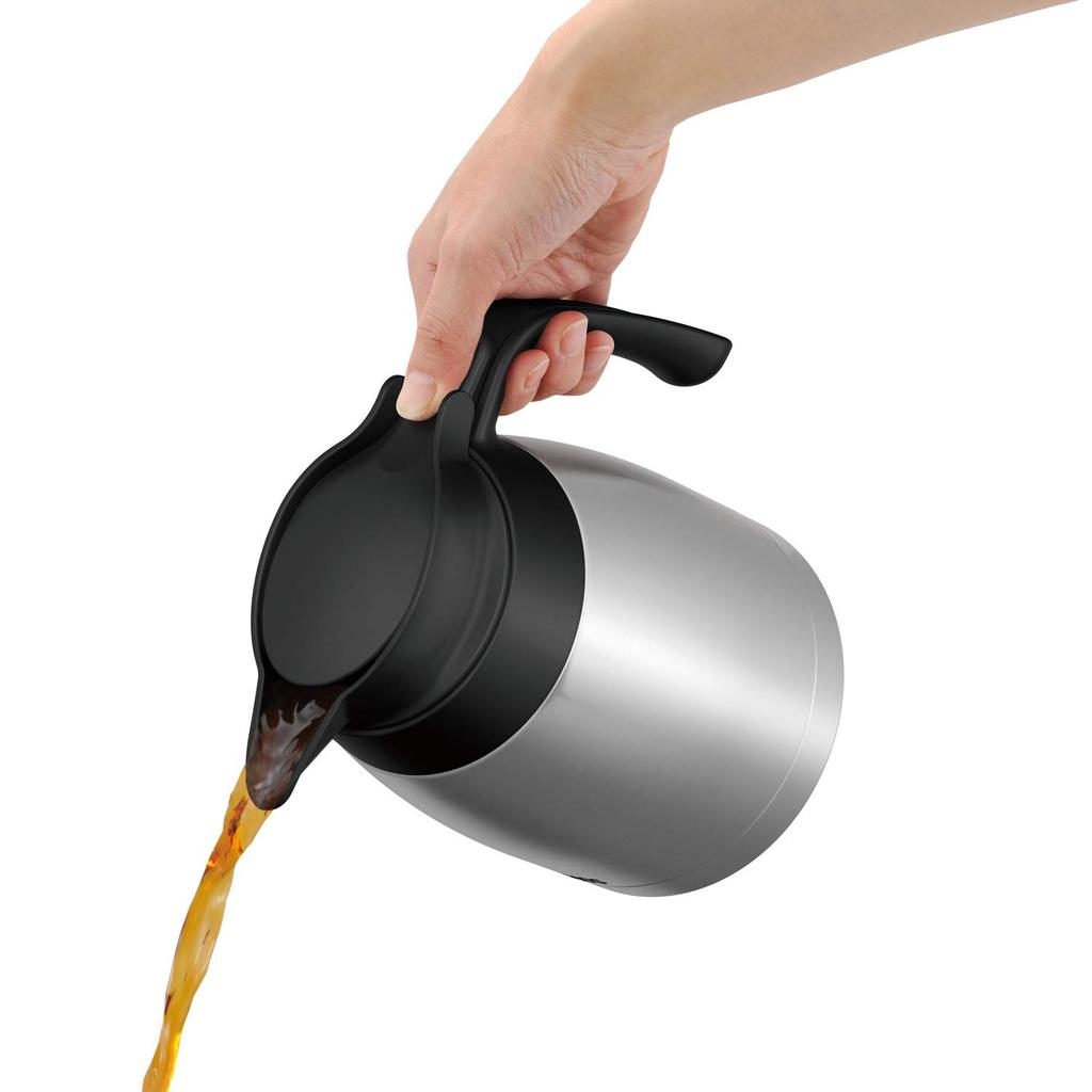 Thermos Stainless Steel Pot 1L Stainless Black SBK TTB-1000