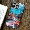 Sea Animals  Phone Case For iPhone 17,16,15,14,13,12,11 Plus,Pro Max,XS,Colored Silver Plated Inside Cover