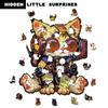 116/185pcs Cat Wooden Puzzle Irregular-shaped Jigsaw Puzzle Stress-Relieving Game Birthday Xmas Gifts for Cat Lovers Home Decor