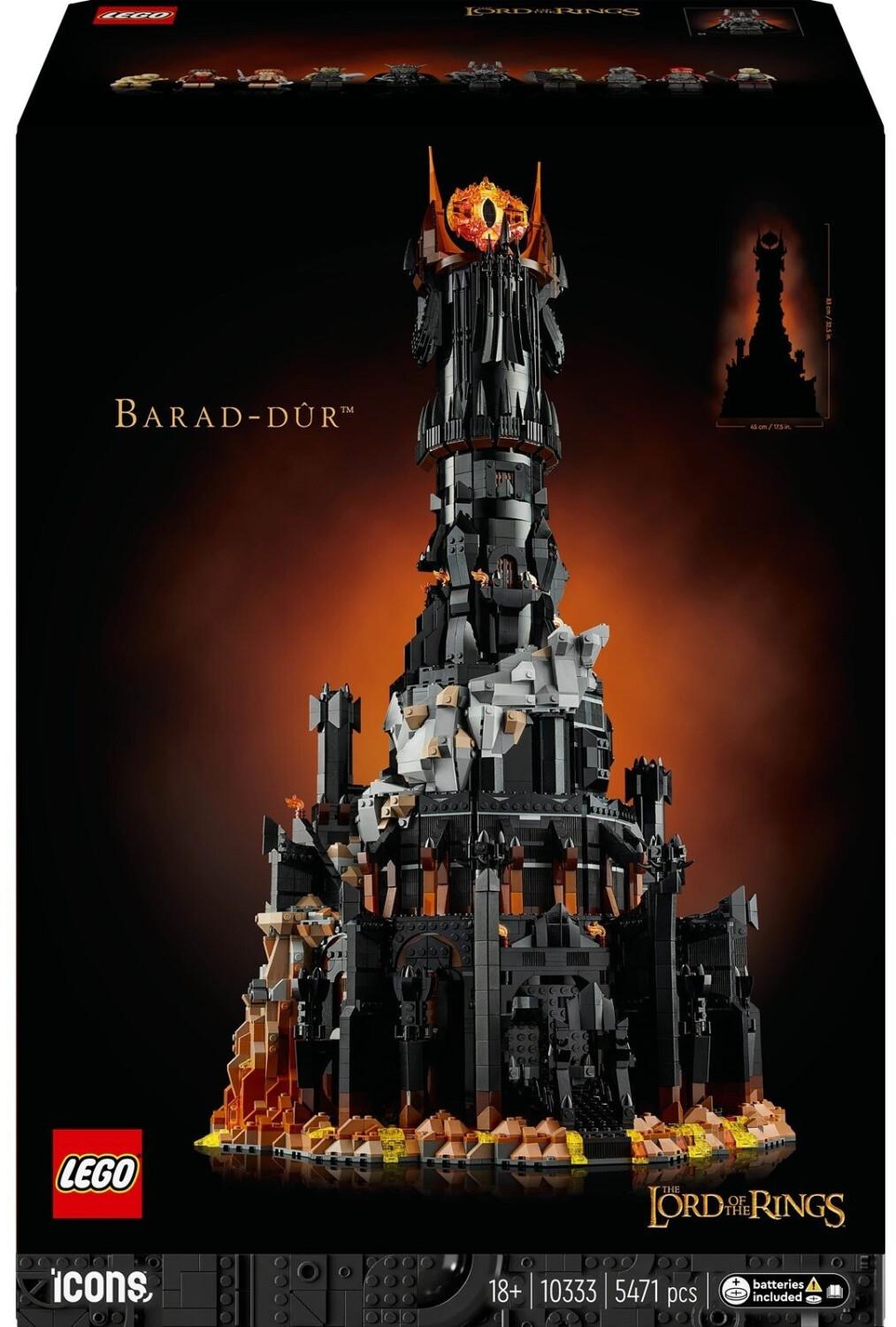 

LEGO конструктор Icons – Властелин колец: Барад – дур (10333)