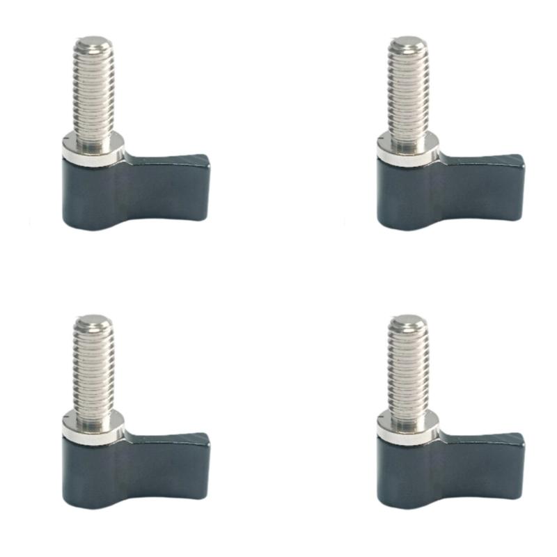 4Pcs/set Adjustable Aluminum L Shaped Mini Handle Screw for Camera Tripods Outdoor Gear