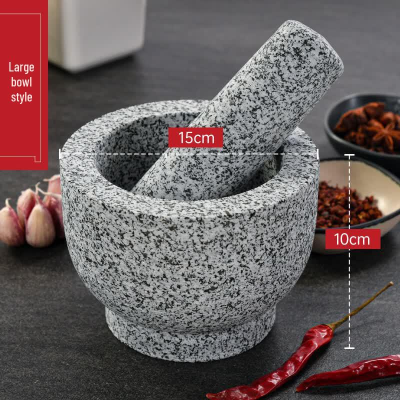 Bamboo Garlic Mortar and Pestle