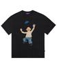 LAUGHER [Pat&Mat] Wow Pat T-Shirt - Black