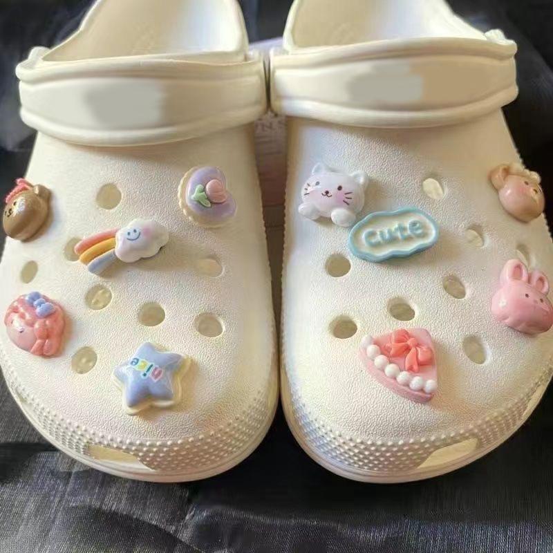 Милые мультяшные подвески для обуви DIY Украшения для кроксов и сандалий Аксессуары для комфорта A2