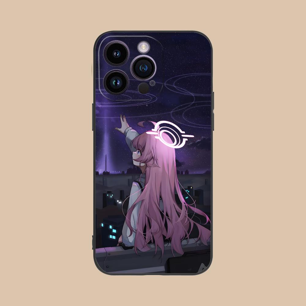 Blue Archive Takahashi Hoshino Matte Mobile Phone Case for iPhone 17 16 15 14 13 12 11 X XR XS 8 7 Air Pro Max Plus Mini iPhone17