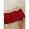 Used Louis Vuitton Trifold Wallet Red
