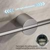 Black Towel Holder Aluminium Alloy Bathroom Towel Hanger Waterproof Towel Bar SS Gold Rack Shelf Accessories 811783