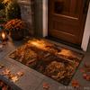 Halloween Pumpkin Ghost Door Mat Non-Slip Entry Rug Porch Party Floor Carpet Home Decor