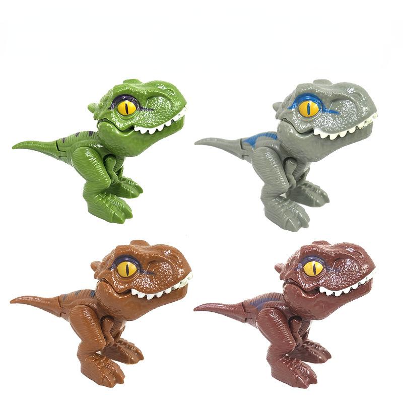 Finger-Biting Dinosaurs Movable Joints Size Simulation Dinosaur Model Toys Children'S Educational Toys Christmas