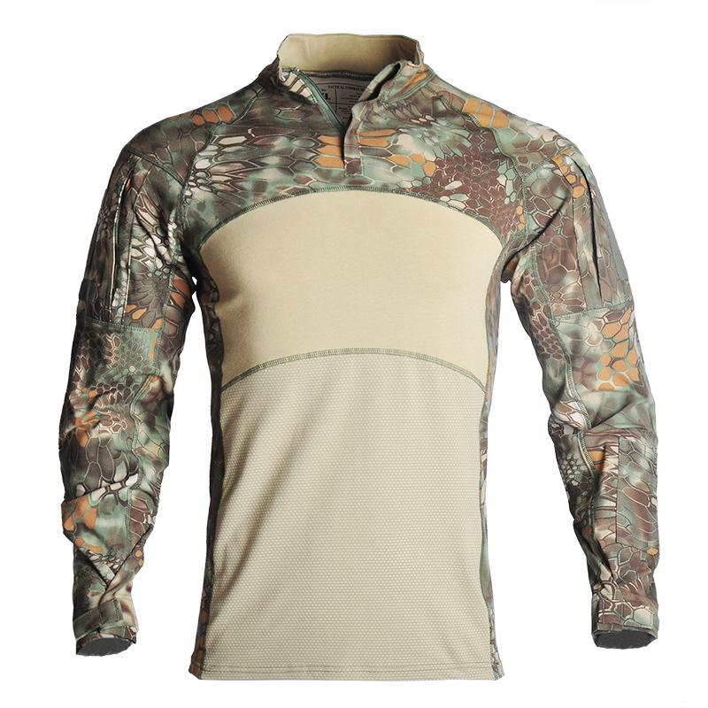 Men's Long Sleeve T-Shirt Half Zipper Long Sleeve Pullover Breathable Wearable Long Sleeve