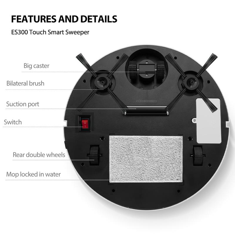 Escape with automatic robot vacuum cleaner at home Vacuum Cleaner Sterilize intelligent low noise wireless cyclone vacuum cleaner | Cleaning products