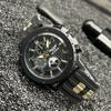 JYL Men's Watch Student Large Dial Business Silicone Strap