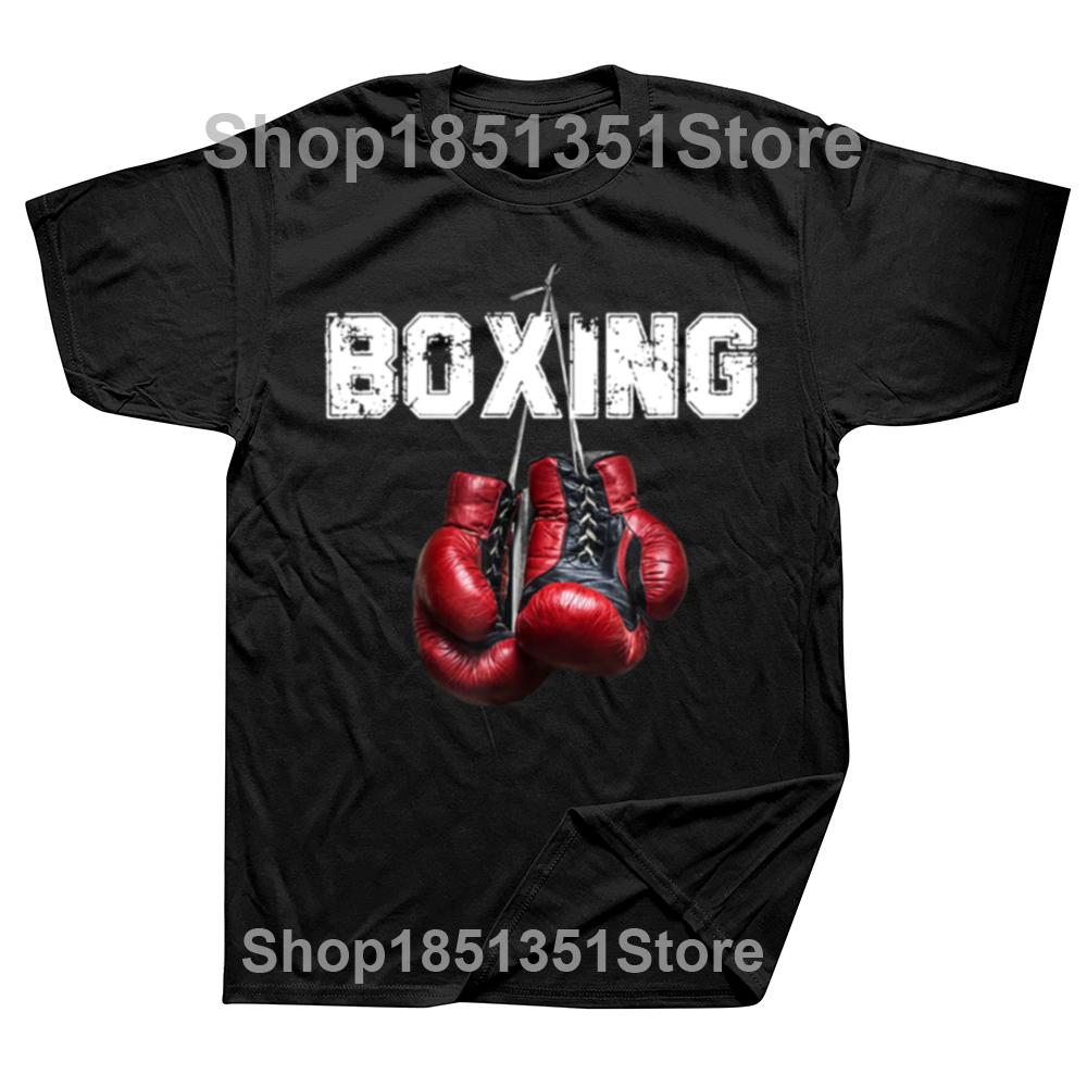Funny I Love Boxing T Shirts Graphic Cotton Streetwear Short Sleeve Birthday Gifts Summer Style Tshirt Mens Clothing