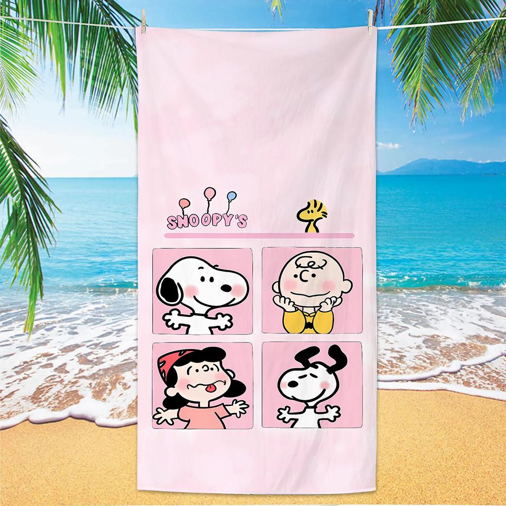 Popular Microfiber Beach Towel Cartoon Children'S Class A Beach Towel Summer Beach Towel