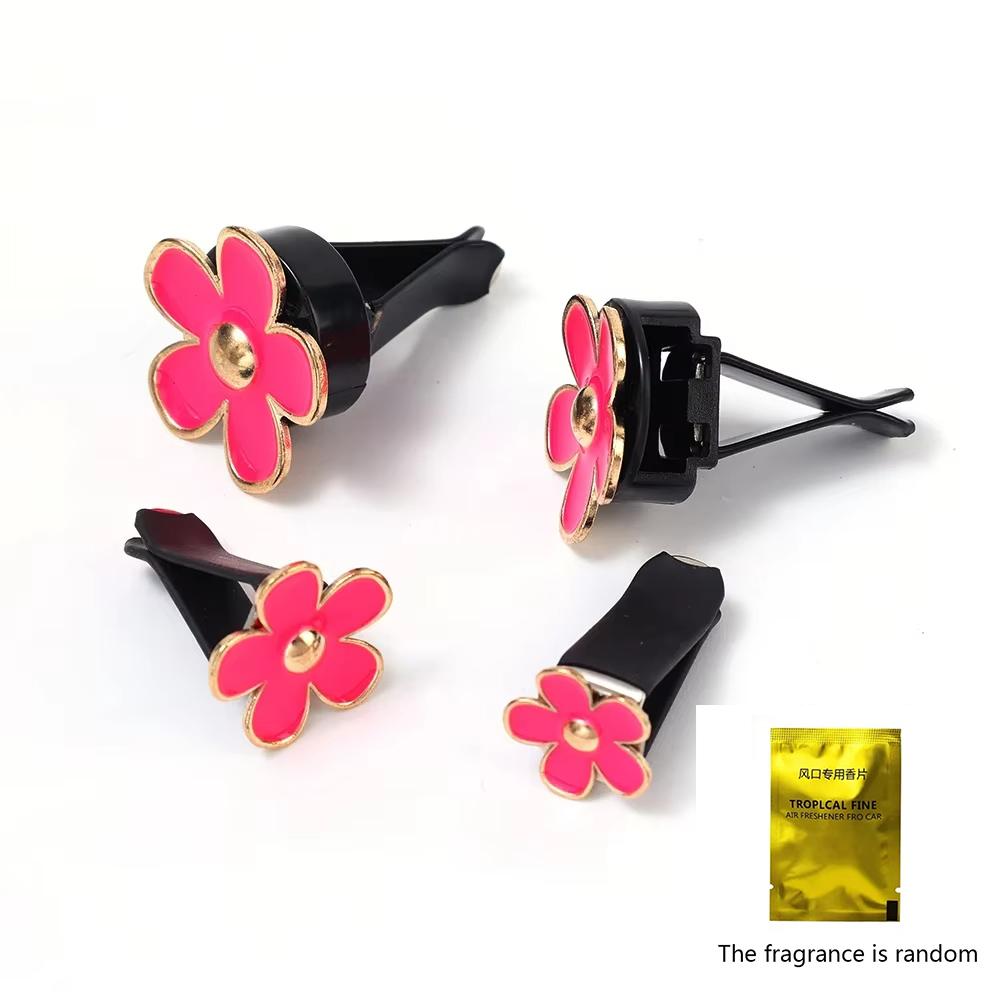 Daisy Car Air Outlet Perfumy Klips Uroczy Mini Kwiat Aromaterapia Kreatywny Samochód Dekoracja Wnętrza Odświeżacz Powietrza Akcesoria