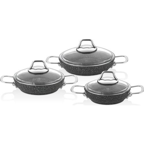 

Набор мини-сковородок Falez Black Line из 6 предметов