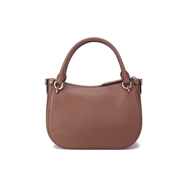 Michael Kors Letter Embossed Leather Tote Bag Women Bags Brown 30H1GRPM1L-LUGGAGE