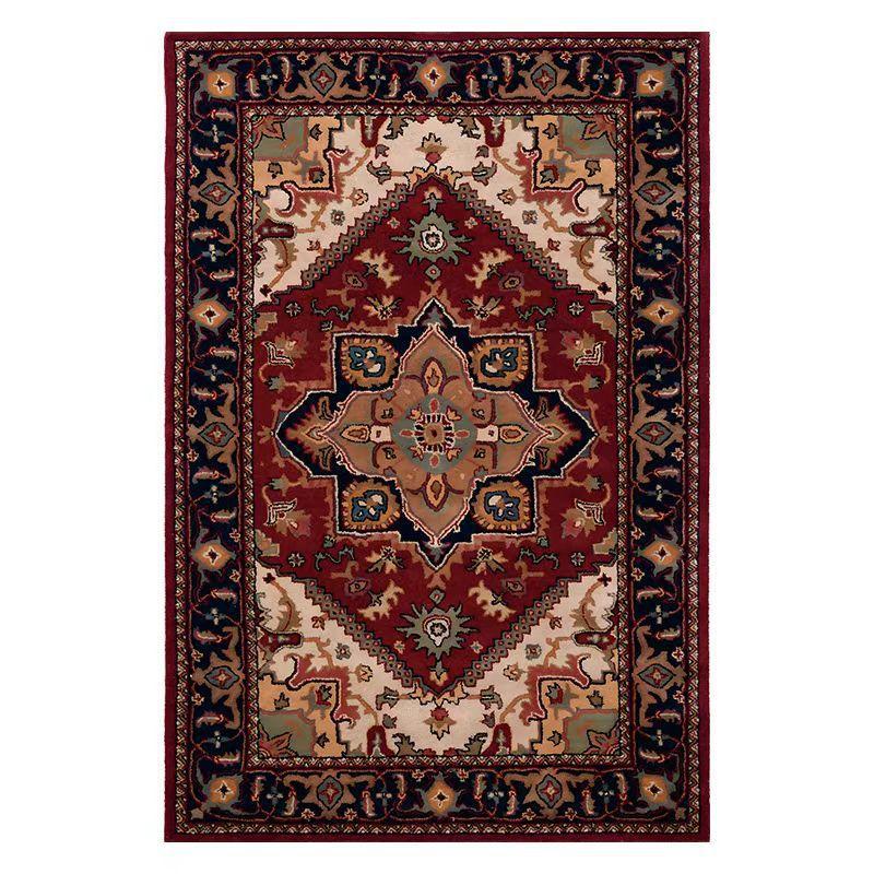 Persian Crystal Velvet Living Room Carpet American Retro Ethnic Style Carpet Hotel Bed And Breakfast Full Of Carpet