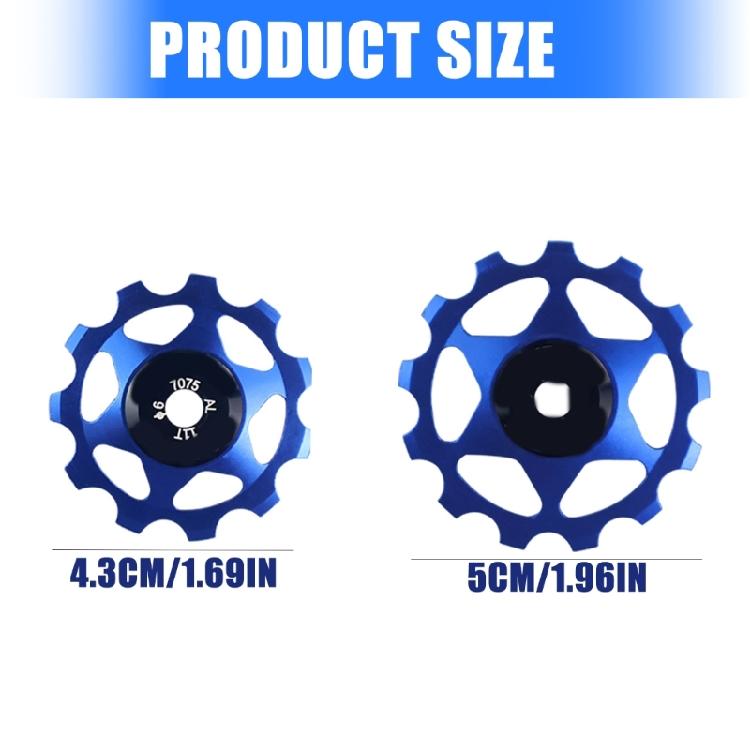 Smooth Durability Jockeys Wheel Guides Bearing Jockeys Pulley Rear Derailleur for Enhancing Bicycles Shifting Efficiency