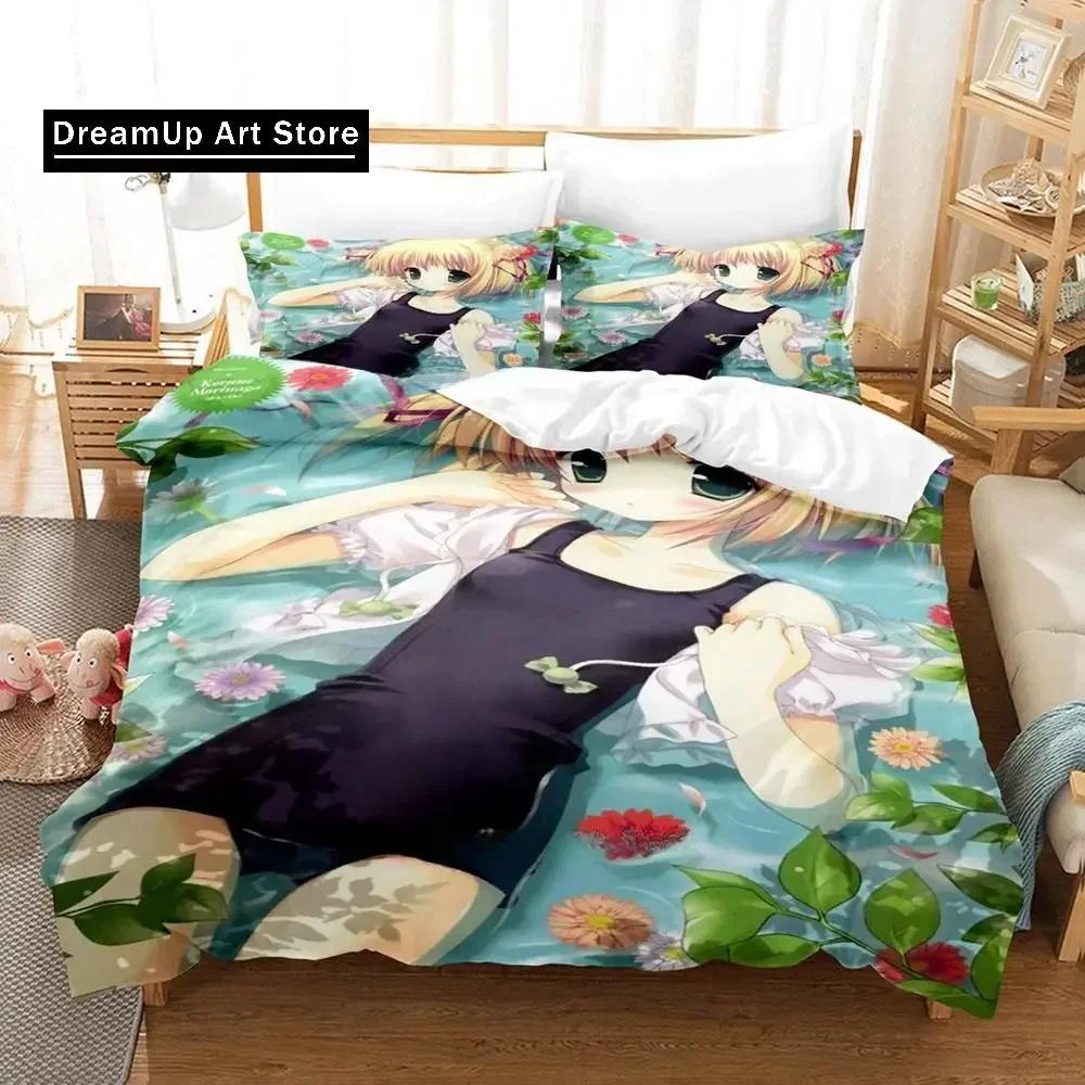 3D Print Fashion Anime Rizelmine Bedding Set Boys Girls Single Twin Queen Full Size Duvet Cover Pillowcase Bed Adult Bedroom