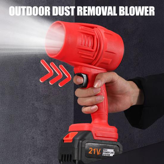 Cordless Lithium Turbo Blower Handheld Brushless Electric Blower 48V High-Power Industrial Fan for Car Drying Dust Removal And Outdoor Cleaning