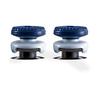 KontrolFreek Call of Duty: Warzone Performance Thumbsticks for PlayStation 4 (PS4) and PlayStation 5 (PS5) | 2 High-Rise, Hybrid| Blue/Gray