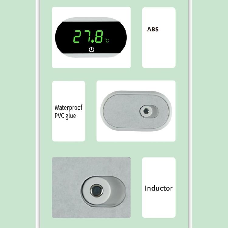 LED Fishtank Thermometers Small Size Water Temperature Accurate Easy to Install