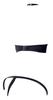 Cottelli LINGERIE - Sexy Open Bra + Thong Black 75B/S