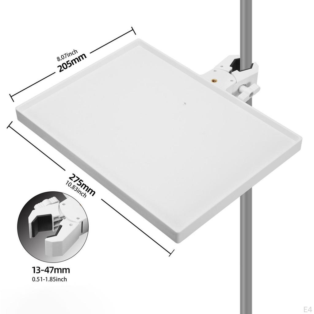 Stand Shelf, Clamp Mount, Multi-purpose Shelf for Concert Performances in The Studio