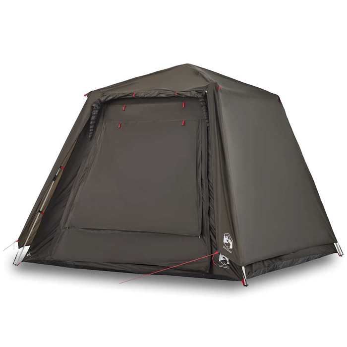 VidaXL Tente de pêche 4 personnes marron libération rapide, tente de camping, tente de jardin, abri d'extérieur, abri de 4005330