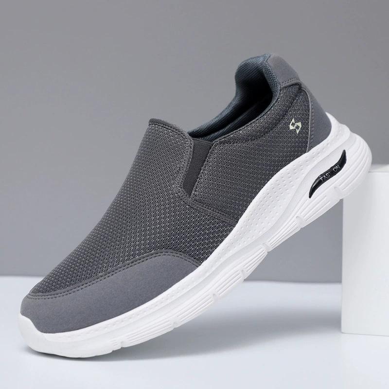 Sneakers men's spring and summer new running shoes thick-soled comfortable, lightweight and breathable walking shoes