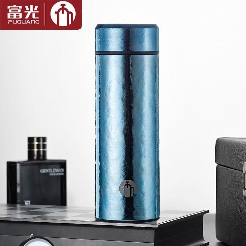 FUGUANG Chama Shi Pure Titanium Thermos Tea Cup 398ML