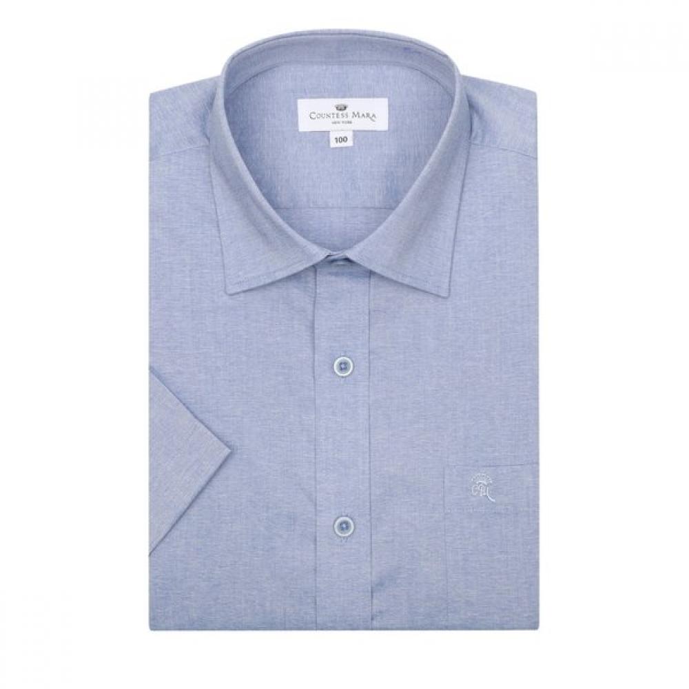 

Countess Mara Men Spandex Cachion Blue Regular Fit Short Sleeve Shirt Cdcz2b5403 95