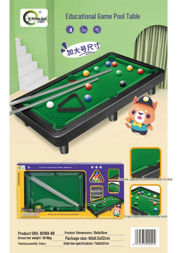 Educational Billiard Simulation Game – Parent-Child Interactive Toy Set