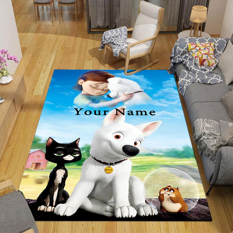 Custom 1Pc Bolt'S Big Adventure Rug Office Carpet Indoor Outdoor Entrance Doormat Nonslip Soft And Comfortable Living Room D9167