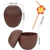 1PCS Summer Tropical Pineapple Coconut Drinking Cup Juice Cups Straw Luau Flamingo Beach Pool Party Hawaiian Decoration LIJIAOs