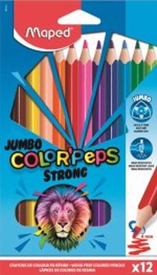 Maped Kredki Colorpeps Strong Jumbo 12 Kolorów