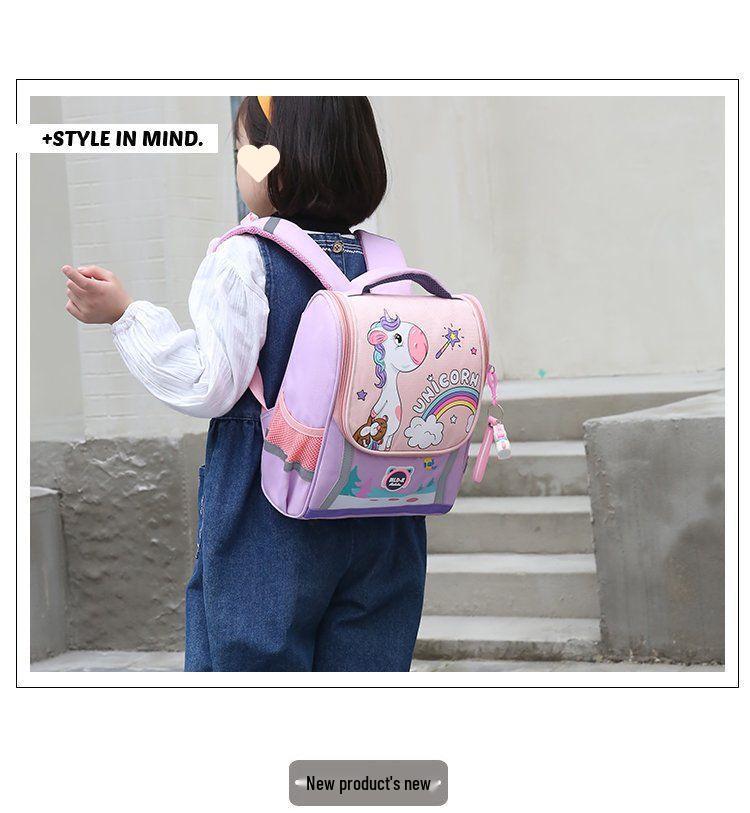 Lightweight Cartoon Backpack for Kids 3-6, Spine Protection, Available In Large, Medium, Small for Boys & Girls