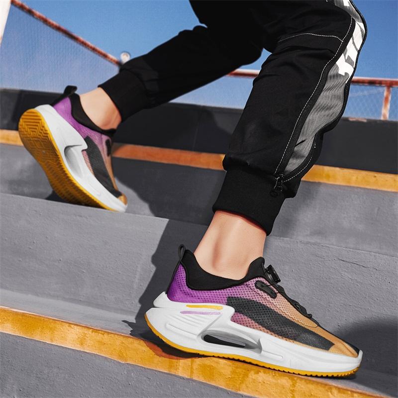 Sports Shoes for Men, Autumn Ultra-Light Shock-Absorbing Full-Foot Carbon Plate Running Shoes for Men and Teenagers, Professiona