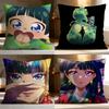 Fashion T-TThe Apothecary Diaries Cushion Cover Soft Washable Pillow Case Multi-Scene for Couch Bed Travel Office Use