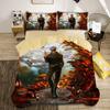 Jujutsu Kaisen Bedding Set Japan Famous Anime Duvet Cover Sets Boys 3D Printed Quilt Cover Sukuna Bedroom Decoration