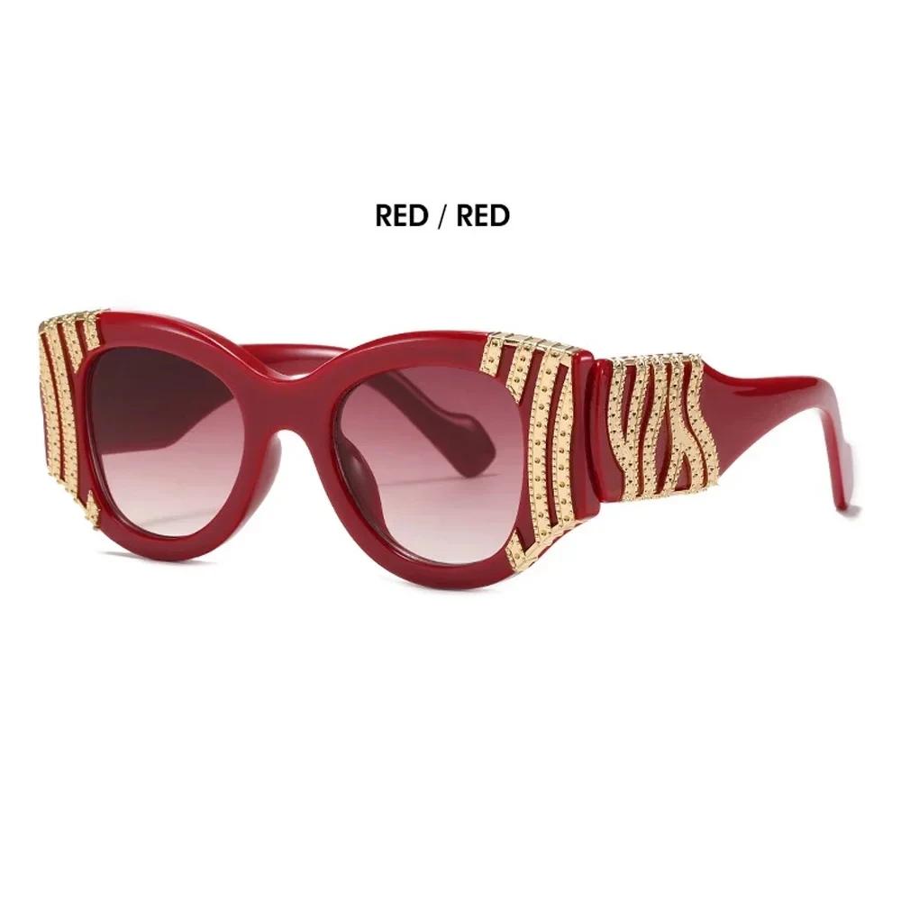Classic Sunglasses Men Women Trend Sun Glasses Snake Pattern Travel Vintage Retro  Shades Female Uv400