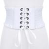 Polyester Elastic Pleated Cummerbunds Strap Rope Elastic High Wide Belt Wide Corset Waistband  Gift