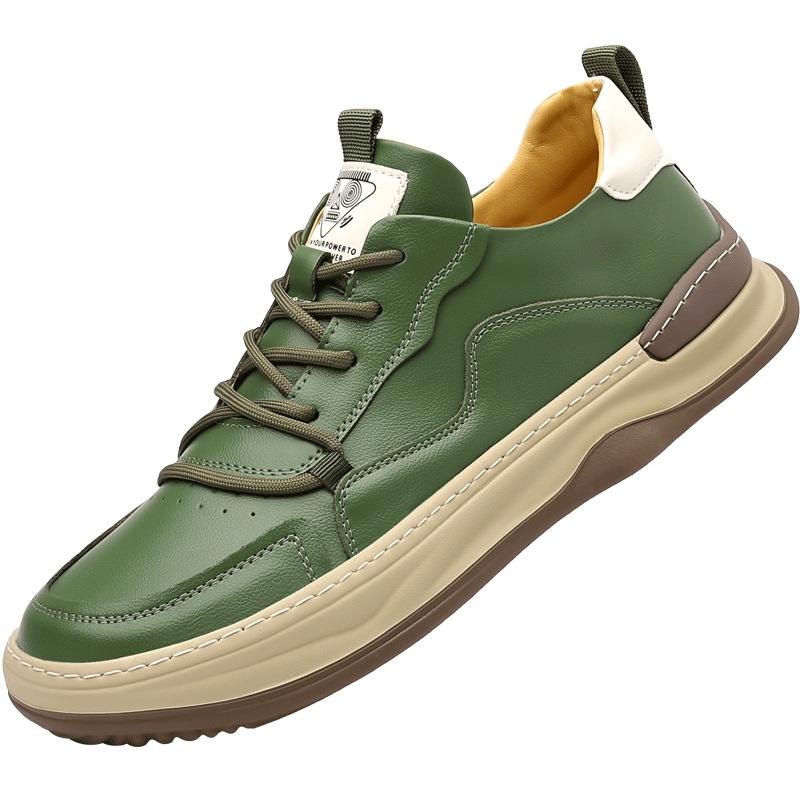 Men's Sports and Leisure Shoes 2025 Spring Trend Clown Shoes Niche Versatile Board Shoes Lace-up Casual Sports Trendy Shoes